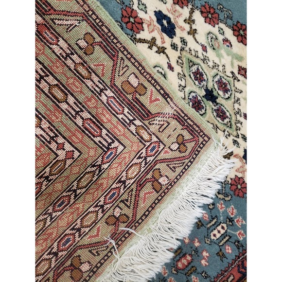 Turkish Rug, 5x7, Hand Knotted Vintage Oriental Carpet - Picture 9 of 10